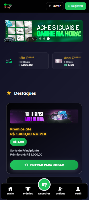 Raspa Pay - Sistema de Raspadinha